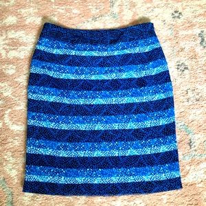 White House Black Market | Tiered/Ruffled Midi Skirt